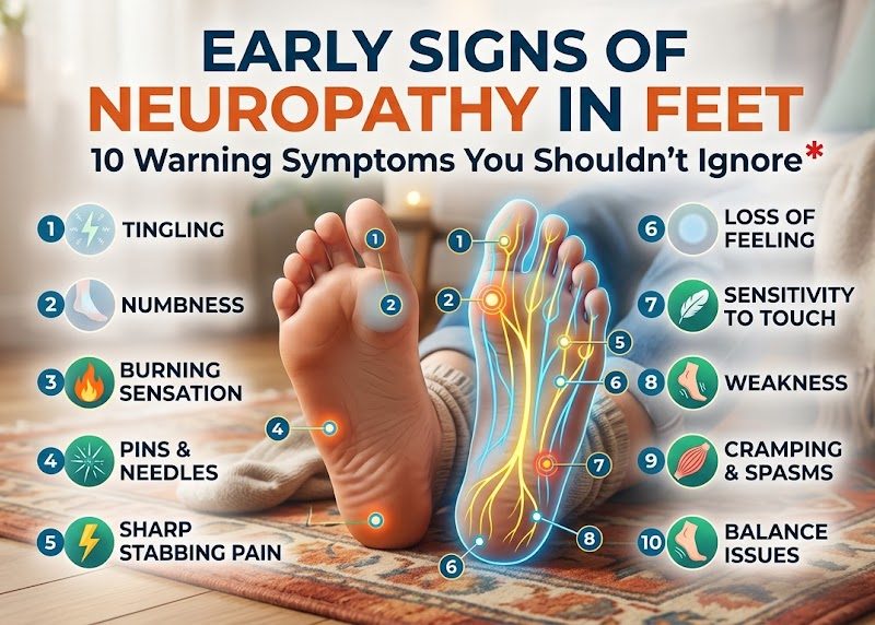 Early Signs of Neuropathy in Feet: 10 Warning Symptoms