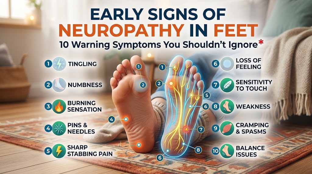 Early Signs of Neuropathy in Feet: 10 Warning Symptoms