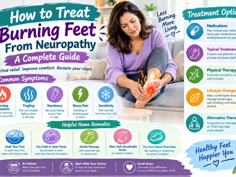 How to Treat Burning Feet From Neuropathy: A Complete Guide