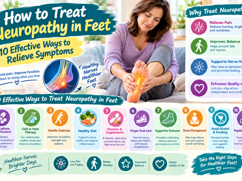 How to Treat Neuropathy in Feet: 10 Effective Ways to Relieve Symptoms