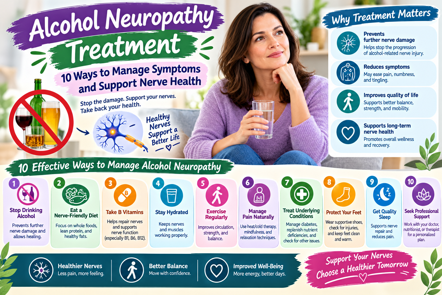 Alcohol Neuropathy Treatment: 10 Ways to Manage Symptoms and Support Nerve